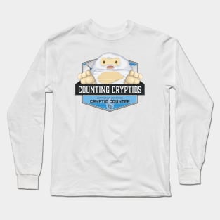 Cryptid Counter Yeti Badge Long Sleeve T-Shirt